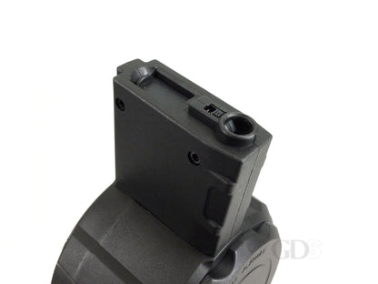 CLASSIC ARMY  クラシックアーミー M4 / M16 シリーズ 電動ガン用 1100連 電動式ドラム マガジン.