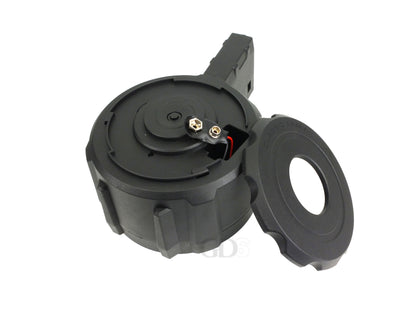 CLASSIC ARMY  クラシックアーミー M4 / M16 シリーズ 電動ガン用 1100連 電動式ドラム マガジン.