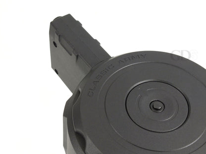 CLASSIC ARMY  クラシックアーミー M4 / M16 シリーズ 電動ガン用 1100連 電動式ドラム マガジン.