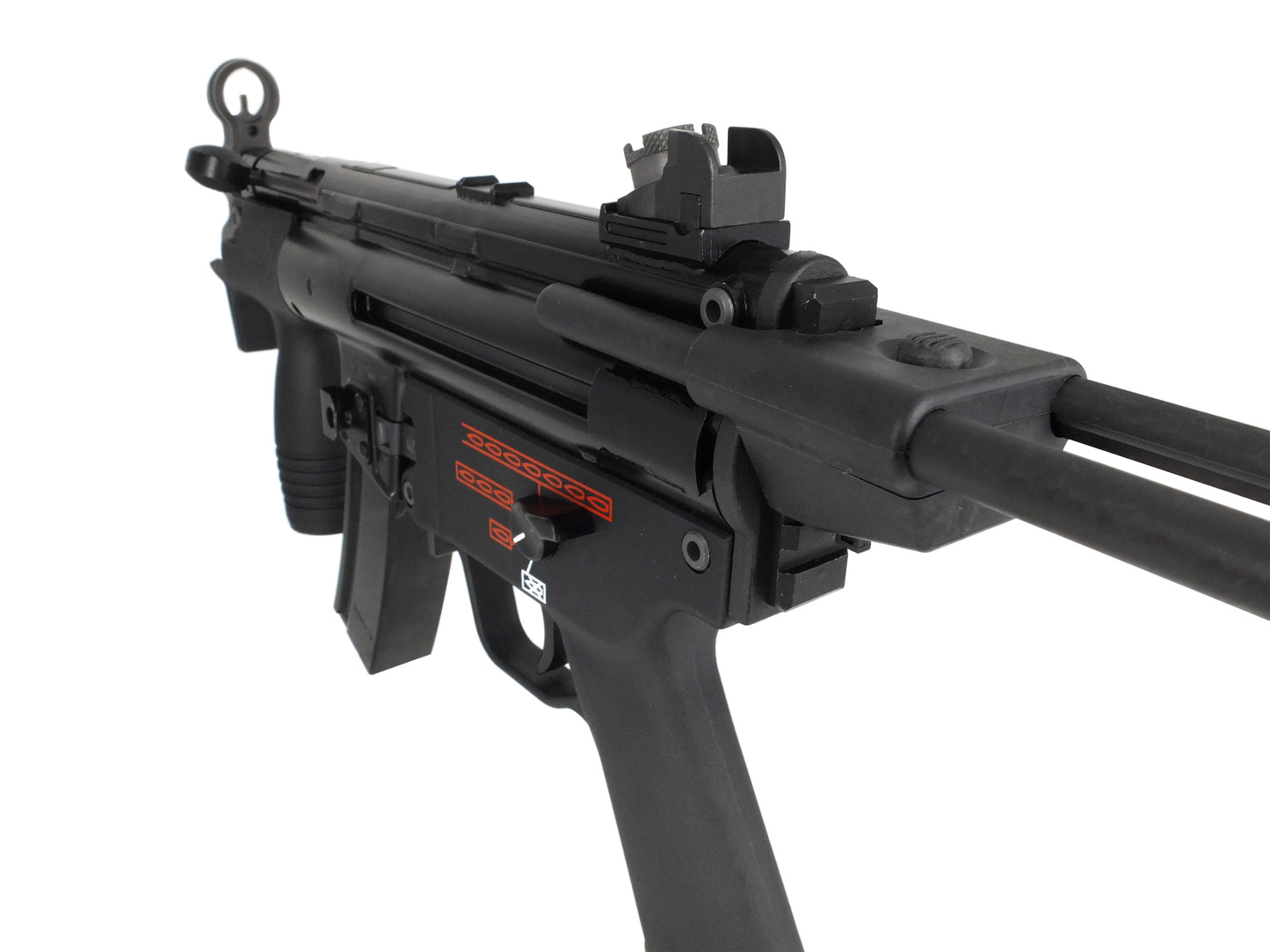 【GD6-JP製】WE APACHE MP5K ガスブローバックガン用 ピカティニーリアストックベース.