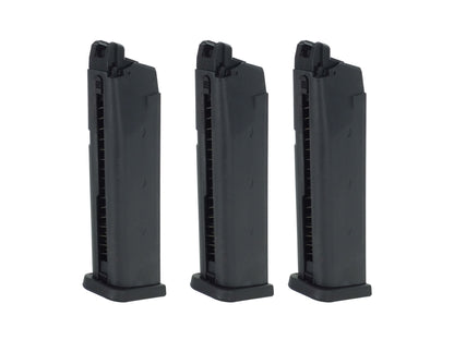 WE 樹脂製 G17 G18  シリーズ ガスブローバック用  25発 スペアマガジン.