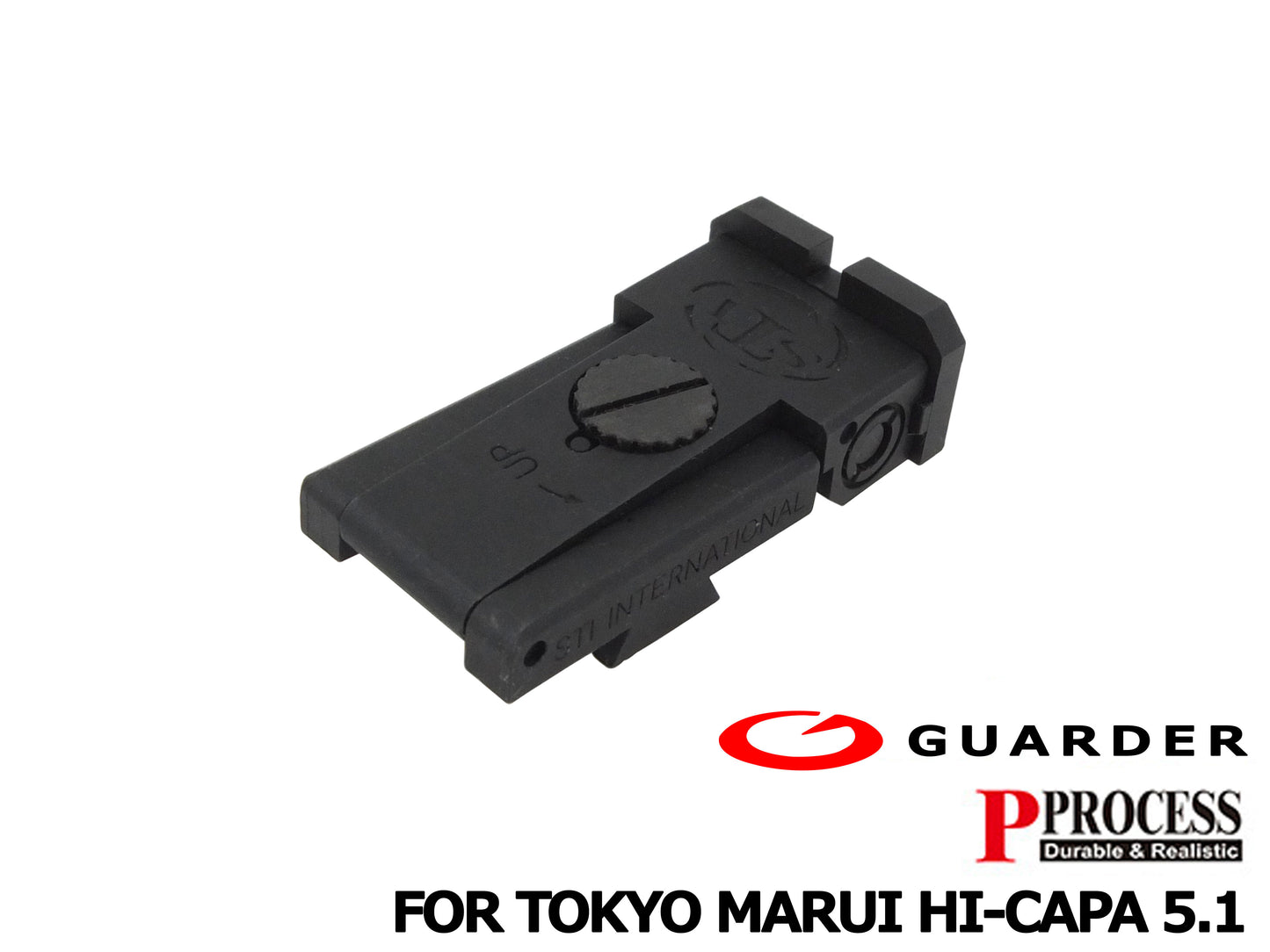 GUARDER | STI CUSTOM タイプ 東京マルイ Hi-CAPA5.1 用  スチールリアサイト.