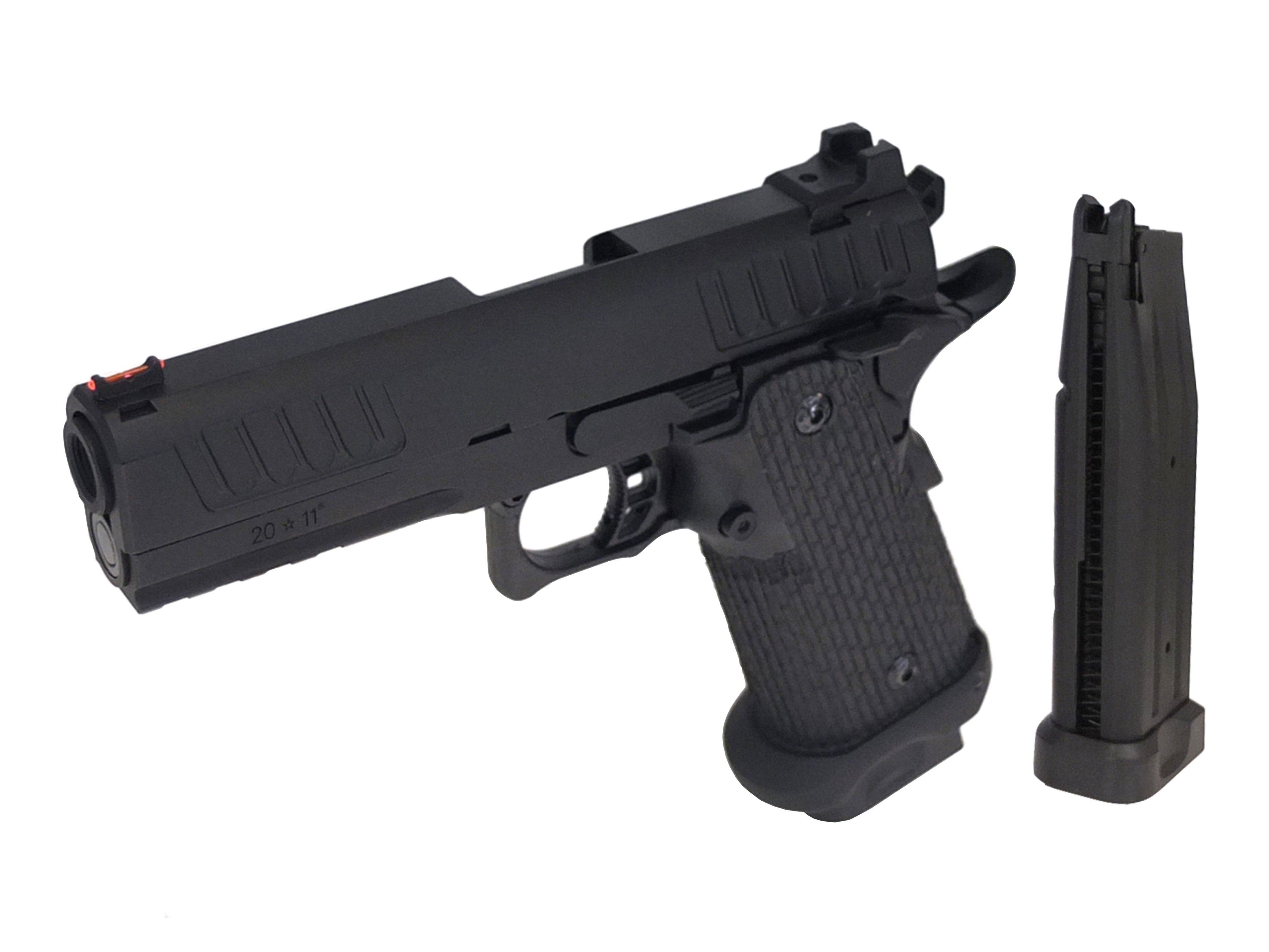 ARMY STI STACCATO-P 2011 9mm Hi-Capa ハイキャパ 4.25 ガスブローバック ハンドガン. – GD6-JP