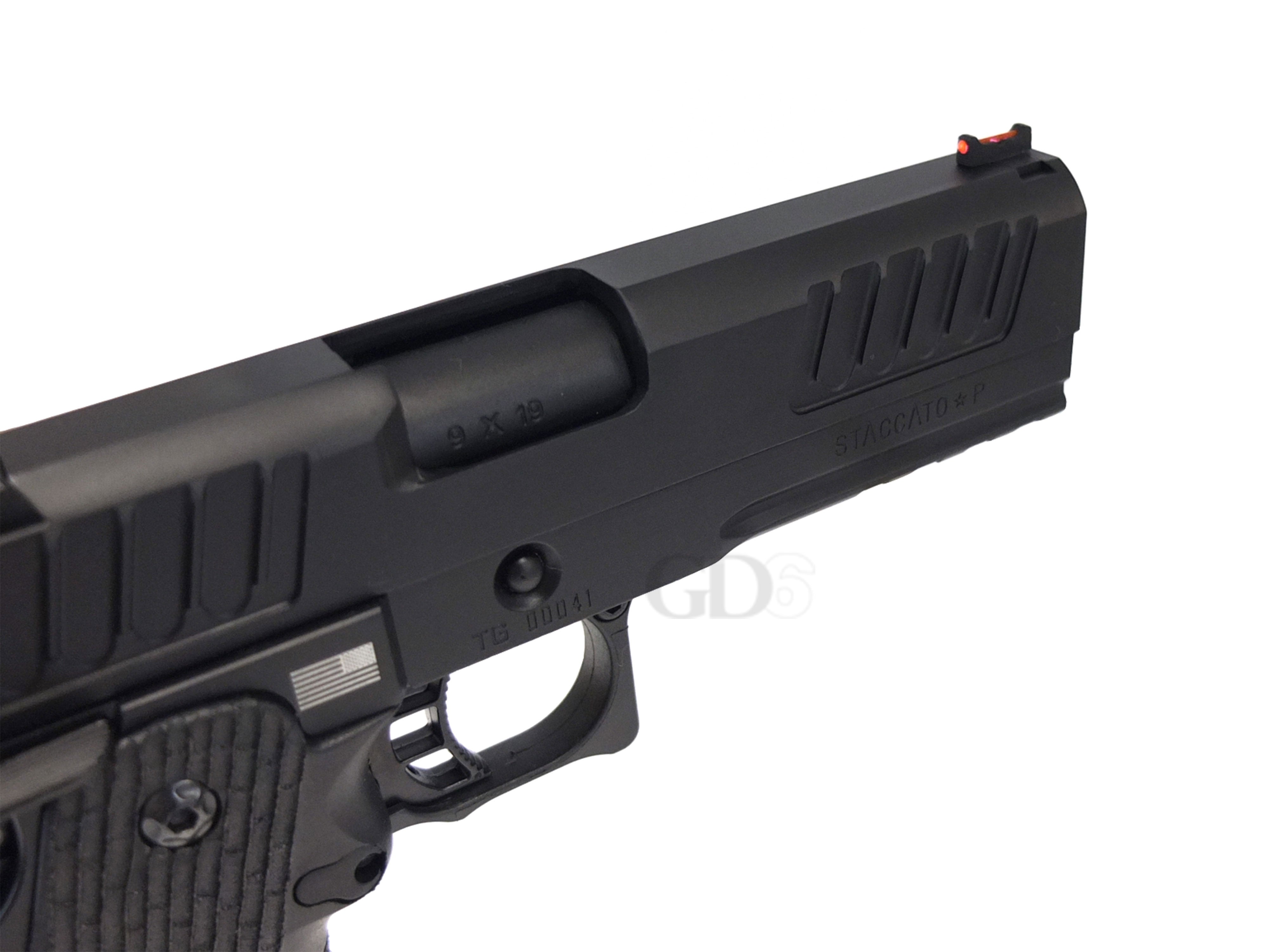 ARMY STI STACCATO-P 2011 9mm Hi-Capa ハイキャパ 4.25 ガスブローバック ハンドガン. – GD6-JP