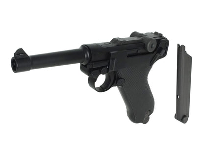 WE ルガー LUGER P08 4インチ ガスブローバック ハンドガン メタルパーツ セット.