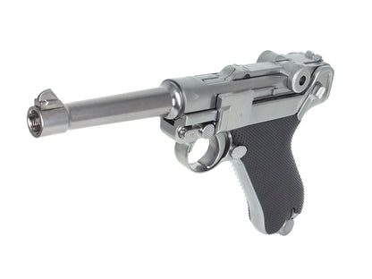 WE ルガー LUGER P08 4インチ ガスブローバック ハンドガン メタルパーツ セット.