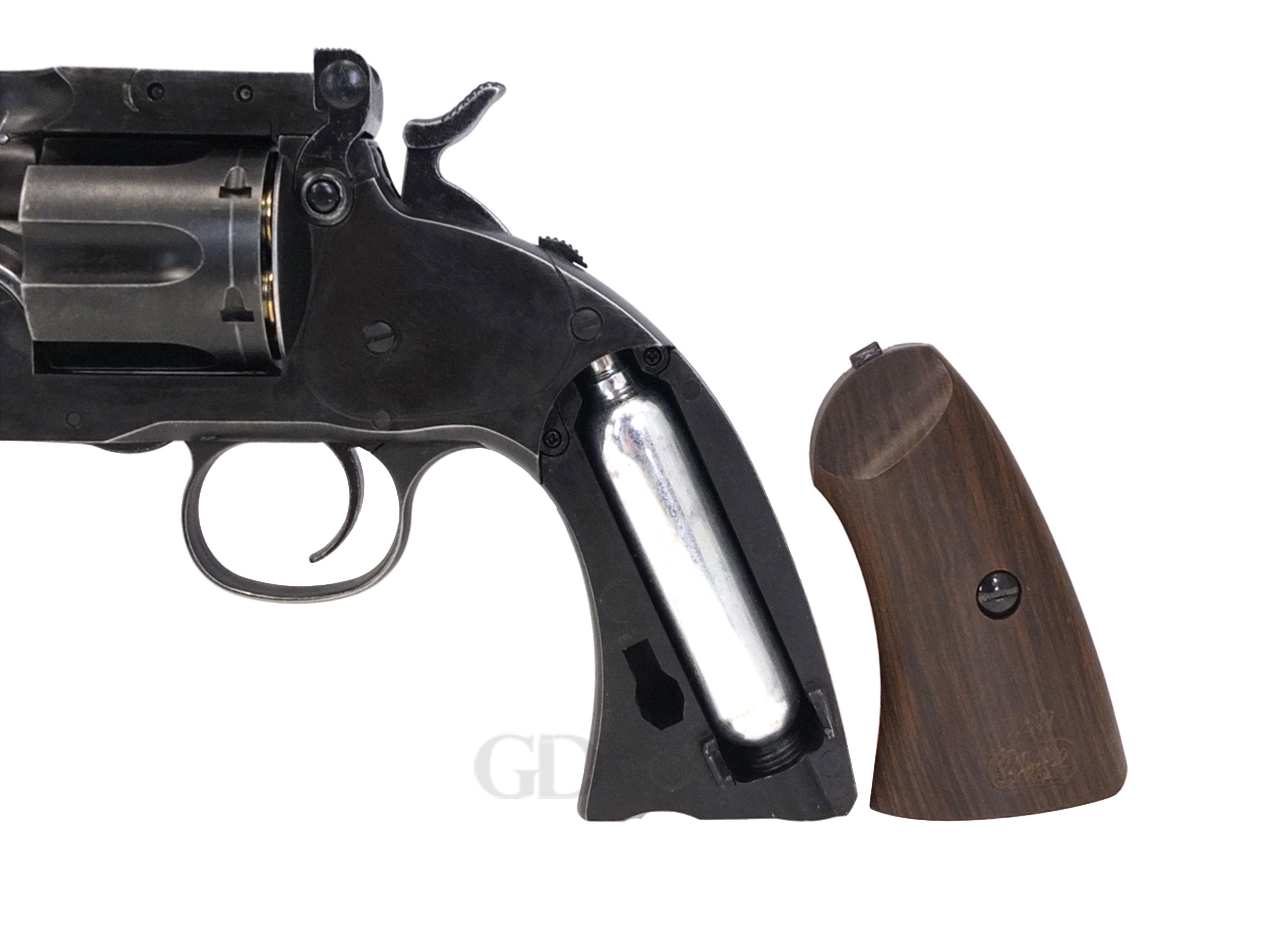 GUN HEAVEN S&W Model 3 1877 スコフィールド Schofield CO2ガスリボルバー メタルパーツセット. – GD6-JP