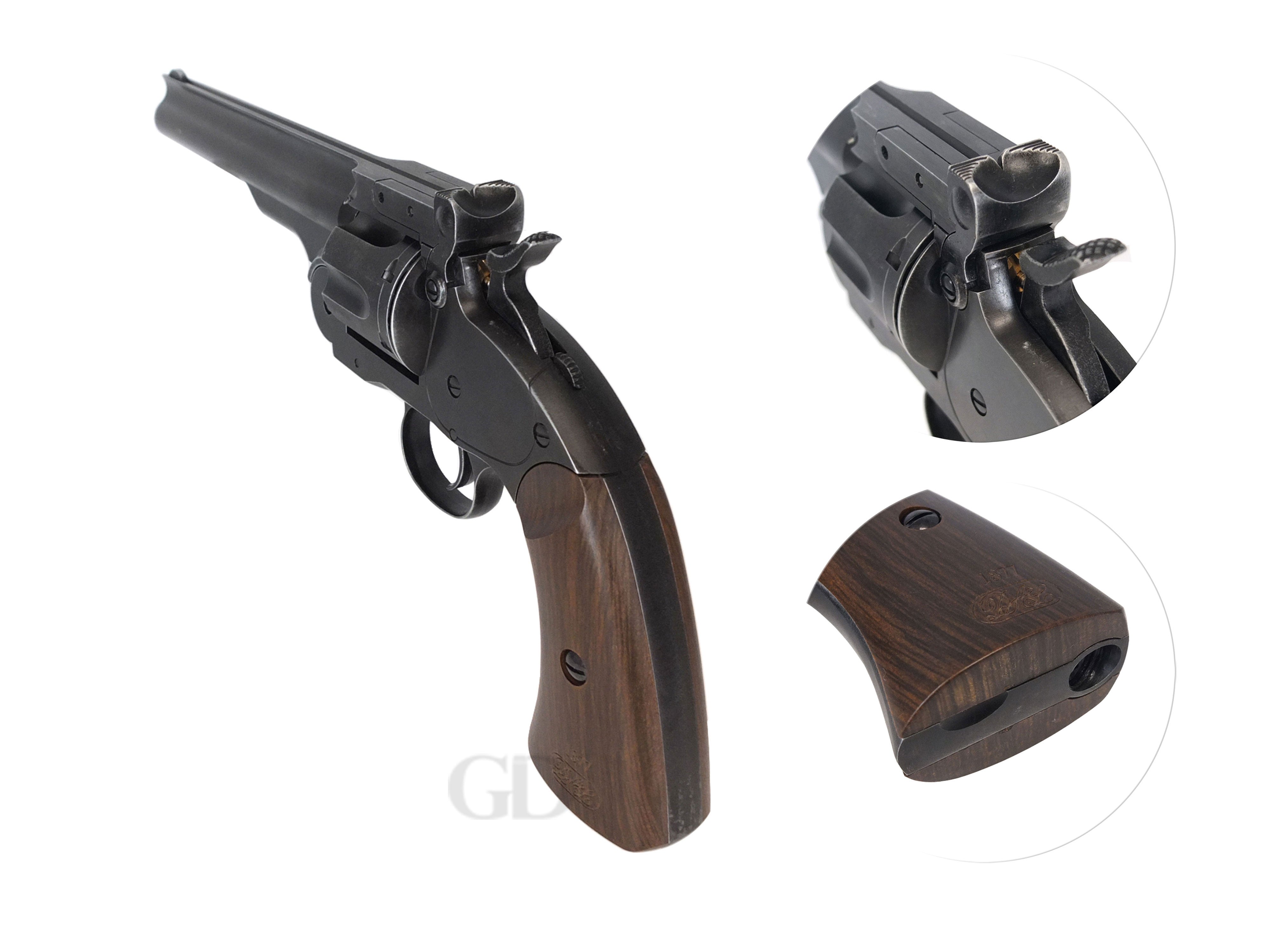 GUN HEAVEN S&W Model 3 1877 スコフィールド Schofield CO2ガスリボルバー メタルパーツセット. – GD6-JP