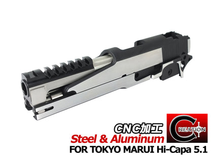 CREATION 東京マルイ Hi-Capa 5.1 用 メタル製 ドラゴン スライド.
