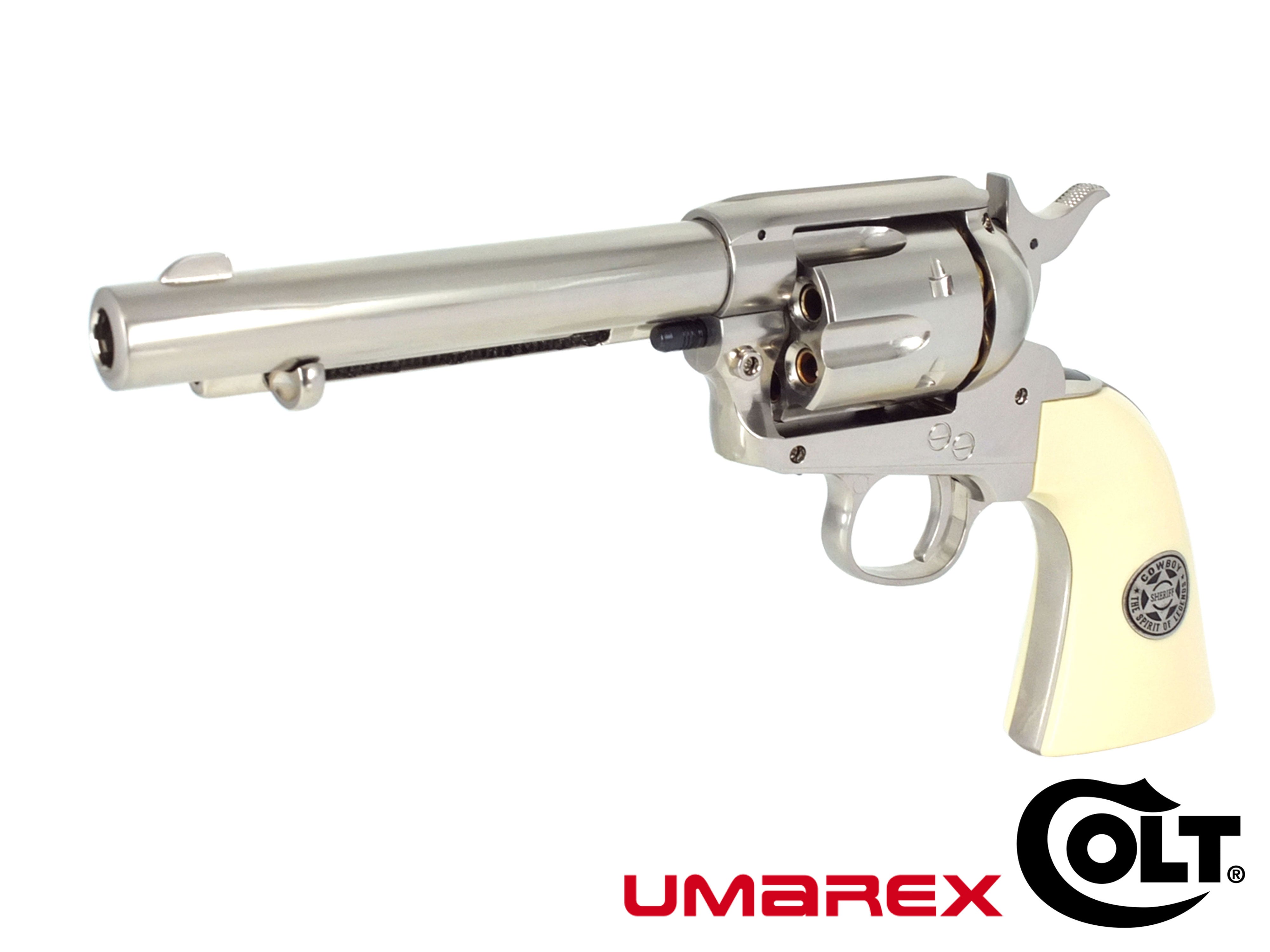 UMAREX ガスガン COLT コルト SAA .45 COWBOY POLICE バージョン ガスリボルバー - コレクション、趣味