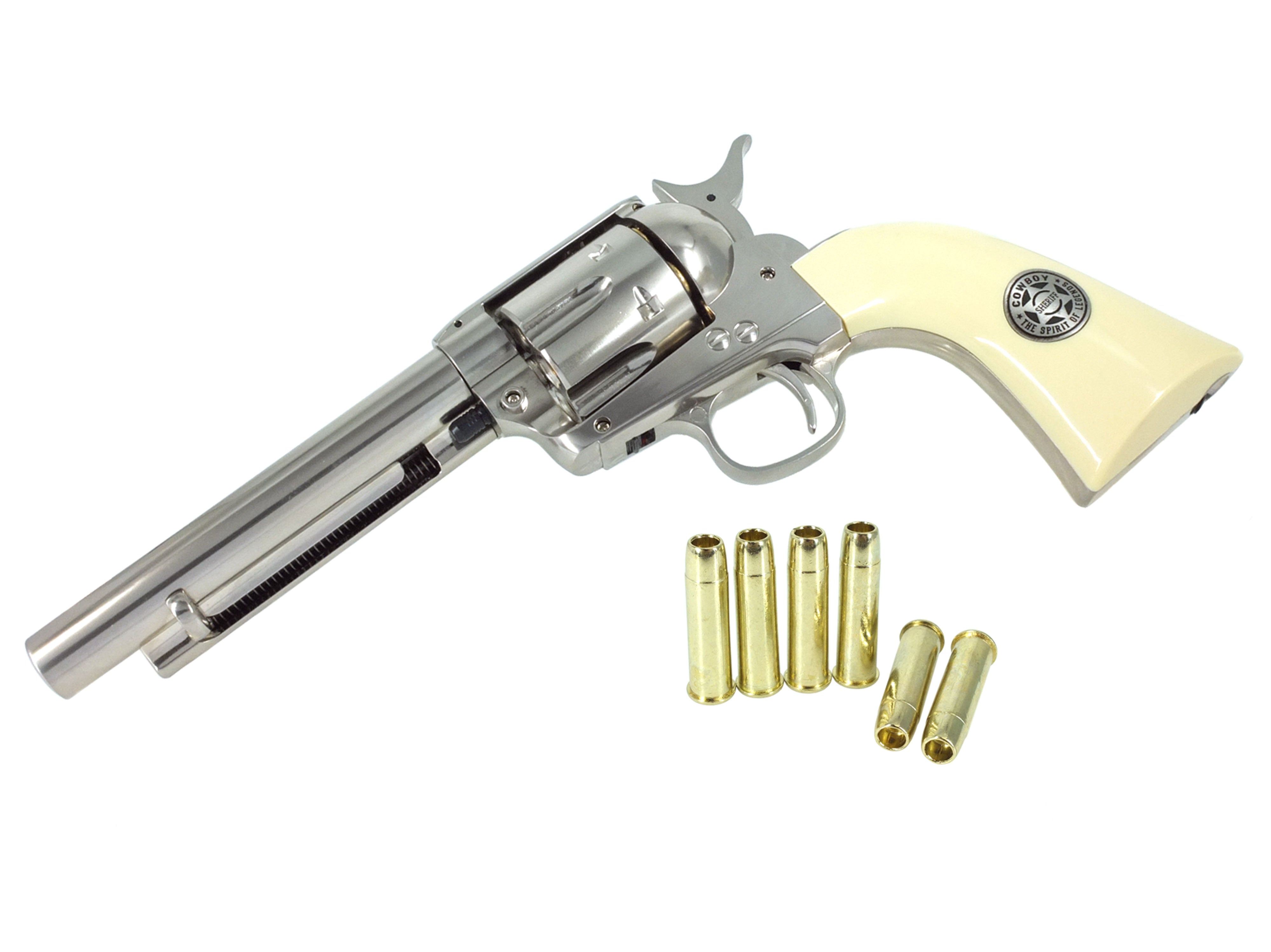 UMAREX COLT コルト SAA .45 COWBOY POLICE バージョン CO2ガスリボルバー メタルパーツセット. – GD6-JP