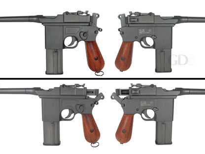 KWC モーゼル Mauser M712 ブルーム・ハンドル ガスブローバック ハンドガン メタルパーツ セット.