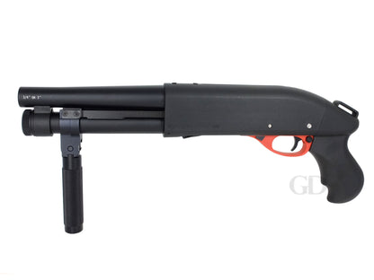 AKA R2 ゲルブラスター レミントン Remington M870-スーパーショーティ リアルシェル エアー ポンプアクション式 ショットガン.