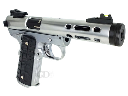 WE ギャラクシー Galaxy 1911 A シルバー フレーム Ver. ガスブローバック ハンドガン メタルパーツ セット.