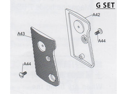 【純正部品】WE CT25 ガスブローバック ハンドガン シリーズ パーツ.